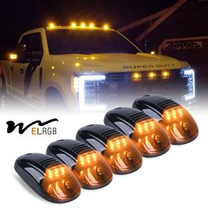 Wholesale Amber Led Roof Marker Lights 5Pcs Smoke Lens Ford 1999-2016 F150 F250 from china suppliers