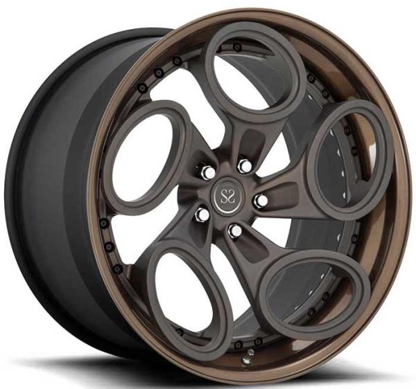 19Inches Polish Lip 3 Piece Forged Rims For Ferrari F12 Berlinetta Custom Bolt