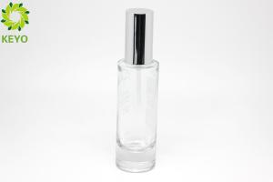 Wholesale 50ml Thick Bottom Round Empty Foundation Bottle Clear Glass Material Made from china suppliers