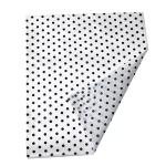Polka Dot Gingham Double Color Background Tissue Paper Wrap For Shoe Box Nail