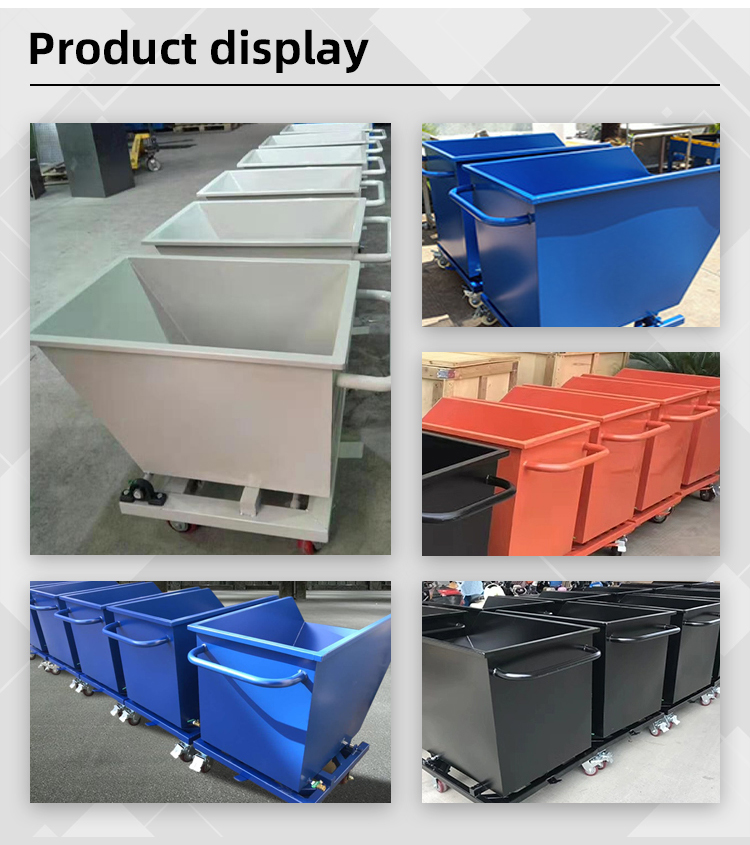Mobile Self Tipping Hopper For Construction Mining Waste Management