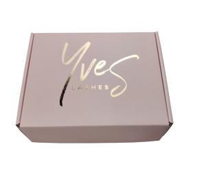 Wholesale 500pcs Pantone Cardboard Mailer Boxes , Deboss Pink Corrugated Shipping Boxes 2 Print from china suppliers