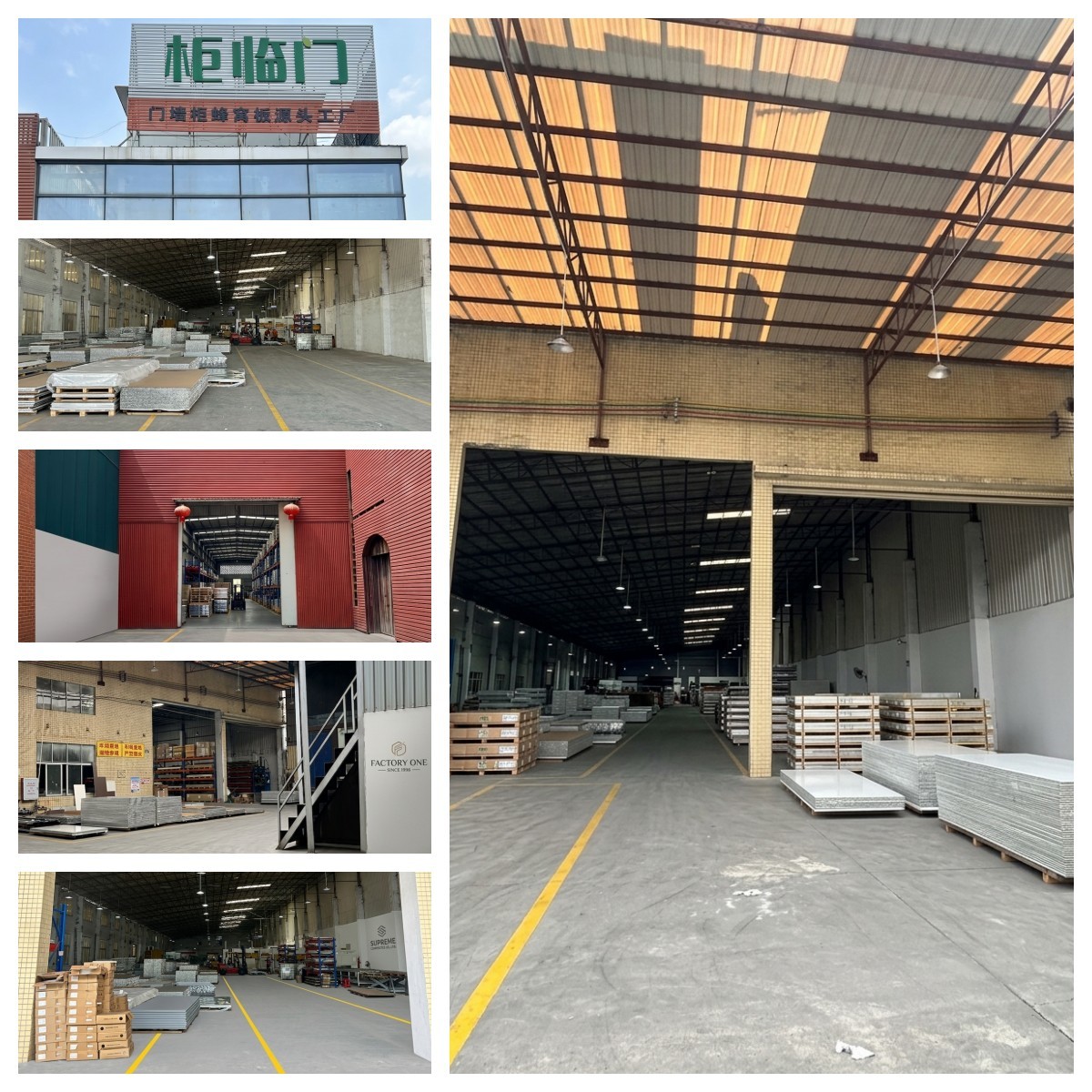 Fireproof SPC Honeycomb Wall Sheet Lightweight High Strength