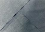 160GSM Brushed Poly Spandex Knit Fabric Warp Knitting For Accessories Grey