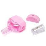 Pink Logo Girl Lollipop Manual Pencil Sharpener Cute Pink