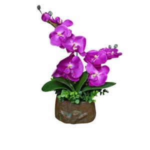 Wholesale 45cm Artificial Purple Flower For Hotel Home Office Decor from china suppliers