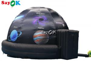 Wholesale 5m Diameter Inflatable Planetarium Black Projection Dome Tent For Science Dispaly from china suppliers