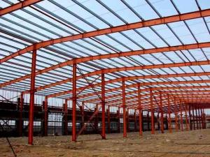 Wholesale Prefab Steel Structure Industrial Workshop Quick Install Large Interior Space from china suppliers