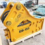 Box Type EB155 Side Mounted Hydraulic Hammer For Excavator Doosan DX340LCA
