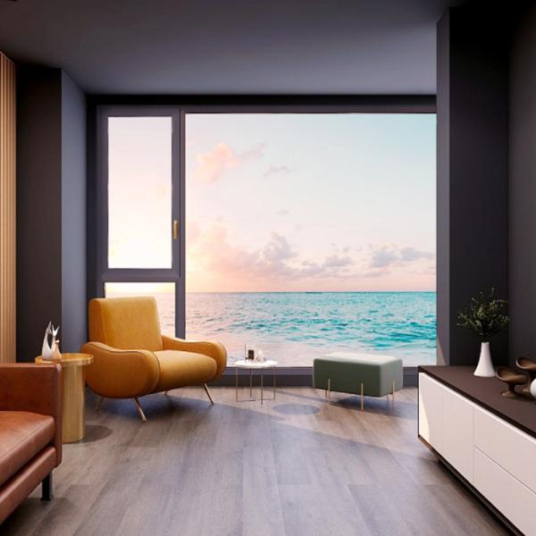 Canadian Standard Mass Production Thermal Break Aluminum Casement Windows with