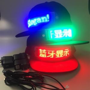 Wholesale LED message cap which can changed message by  phone LED buletooth hat can rechargeable Fashion Sports Bluetooth Cap from china suppliers
