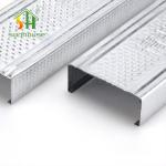 Aluminum Alloy Partition Wall System Zinc Coated Gypsum Board Track