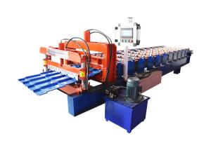 Wholesale 1000mm Coil Glazed Tile Forming Machine 4kw Roof Sheet Making Machine from china suppliers