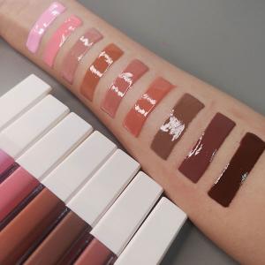 Wholesale Shimmer Matte Pink Nude Long Lasting Moist Makeup Lip Gloss from china suppliers