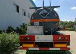 Heavy Duty Chemical Tank Trailers For 30 - 45MT Sodium Hydroxide Transportation
