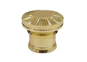 Wholesale Fashionable Silver Gold Screw Cap Perfume Bottle Caps Customized Perfume Lids from china suppliers
