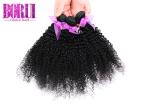 Cuticle Aligned Malaysian Human Hair 12A Grade Kinky Curly No Shedding No Tangle