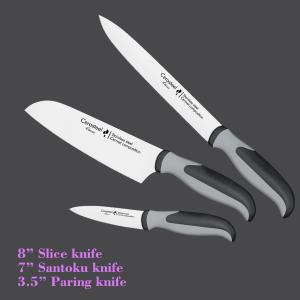Wholesale 8”Carving Cerasteel Kitchen Knife Set Robust Design Cermet Alloy from china suppliers
