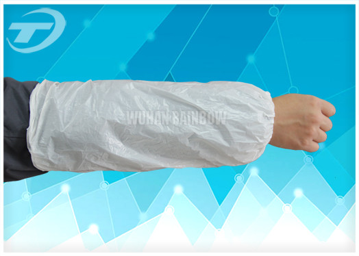 Dustproof And Waterproof Protective Plastic Arm Sleeves Single Use