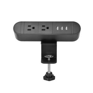 Wholesale America Desktop Clamp Power Strip 3outlet and 3USB ETL passed from china suppliers