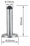 High Standard Interior Door Stops Stainless Steel Lever Door Stopper Anti