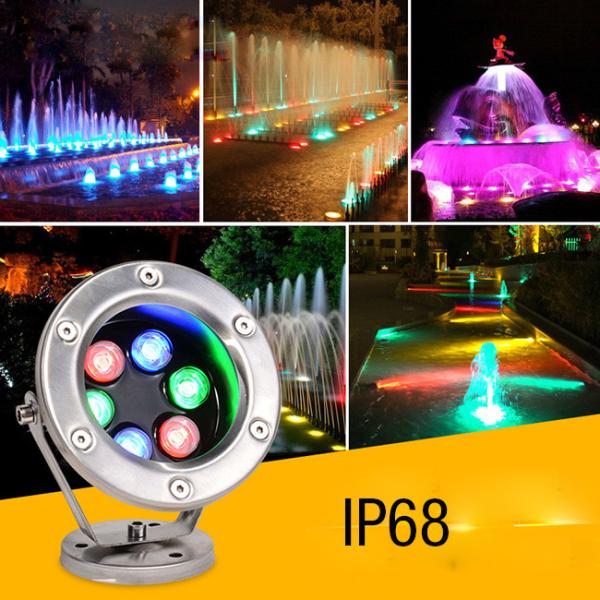 Water - Tight White RGB Landscape Lights IP68 3/6/9/12/18/24/36/48W Underwater
