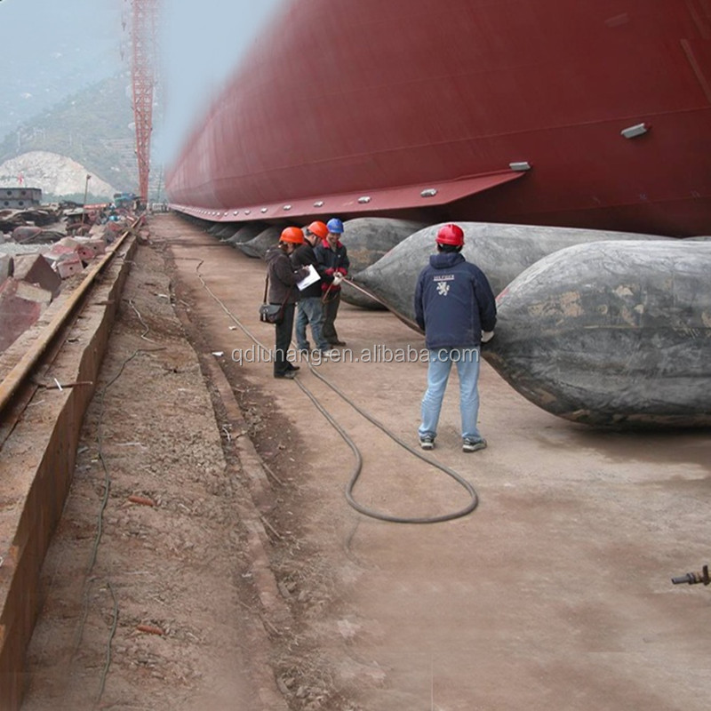 Shipyards Airtight Marine Airbags For Ship Launching And Landing 1.5*24 M 5 Layers