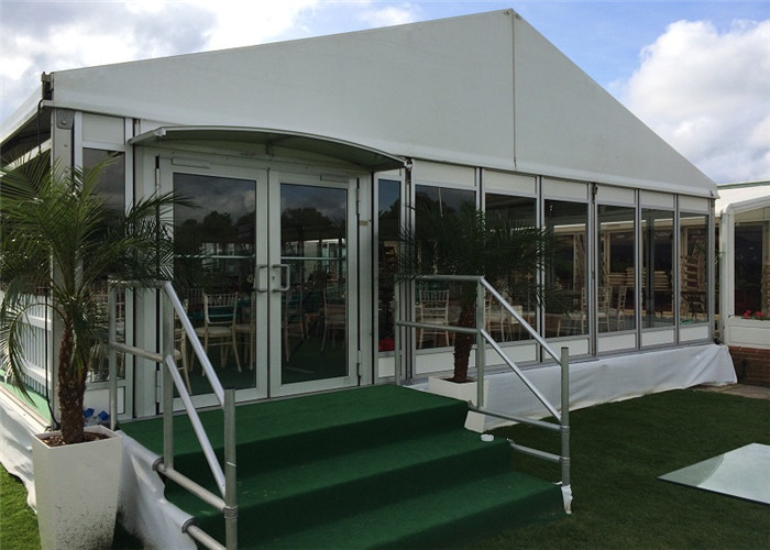 High Standard 18m By 30m Advertised Custom Event Tents With ABS Glass Wall