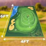 Wholesale Custom Logo Training Driving Practice Putting Golf Mat Golf Hitting