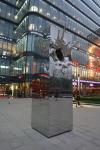 Stainless steel landscape sculpture