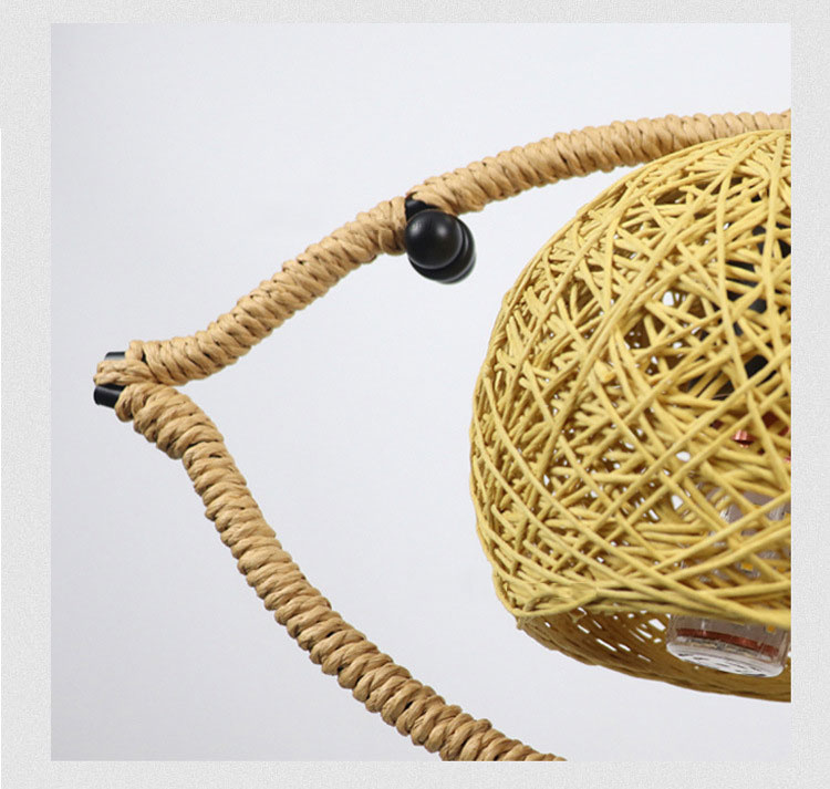 Fish Shaped Rattan Woven Hotel BarLamp Creative Chinese Style Retro lamp(WH-WP-89)