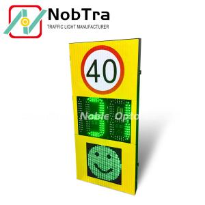 Wholesale Aluminum LED Radar Speed Display Signs Notified Visible Distance 300M from china suppliers