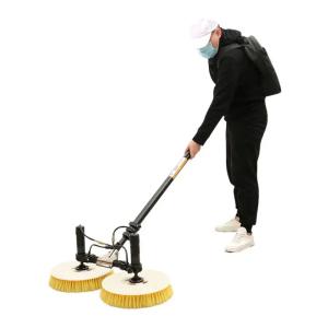 Wholesale Waterproof Cleaning Equipment Machines Double Head Solar Rotating Cleaning Brush from china suppliers