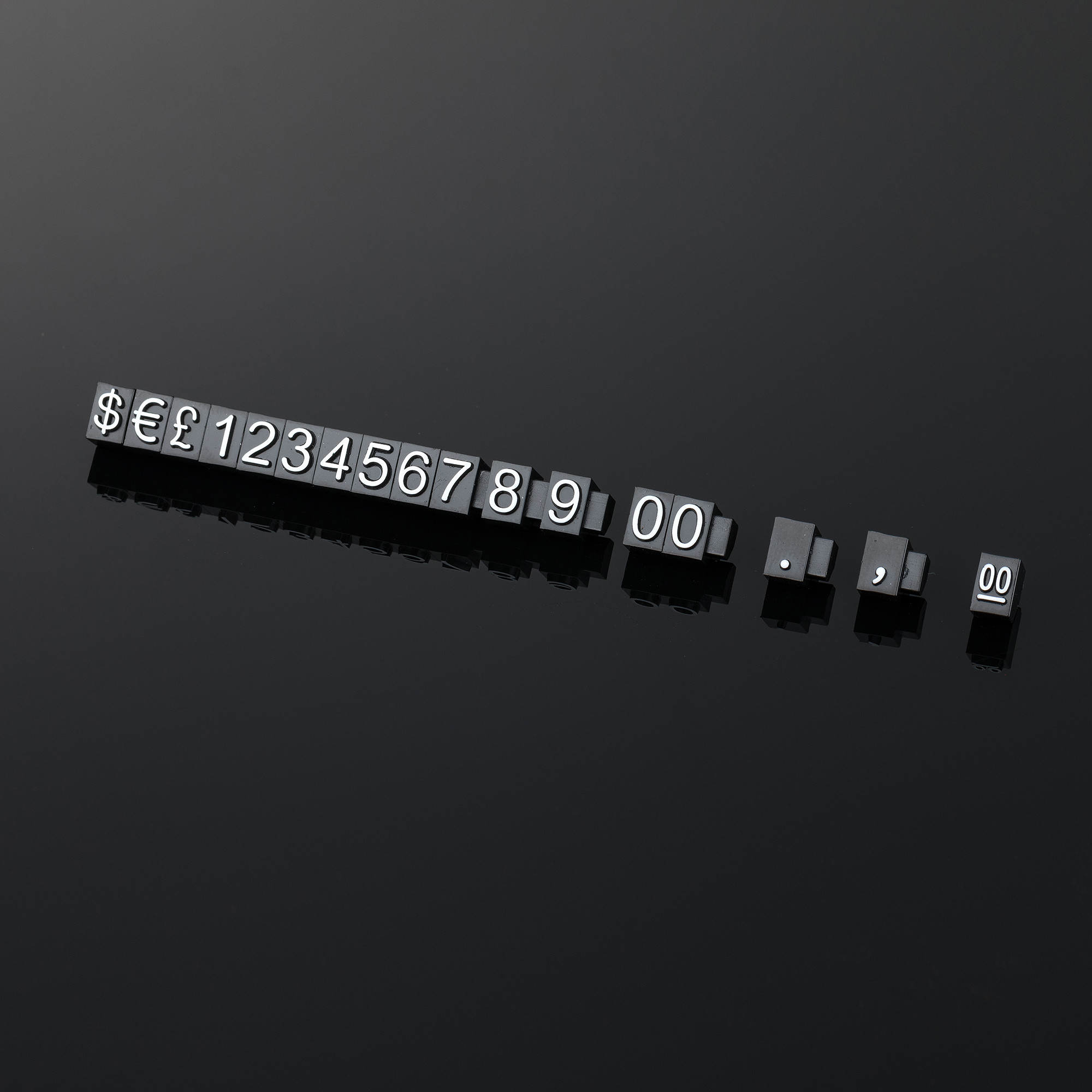 6x4mm Jewellery Display Price Digital Cube For Retail Shop Display Customizable