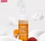 Private Label Custom Organic Face Wash Soothing Brightening Skin Natural Vegan