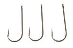 Round Bent Sea Fishing Hooks , Commercial Fishing Hooks White Nickel