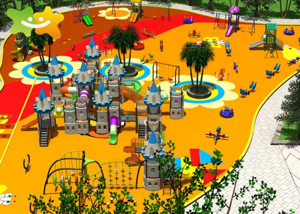 Public Park Project Child Toy Big Slide Equipment Kids Outdoor Playground