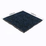 vibration resistant Glue free Gym Flooring Rubber Tile for Sports