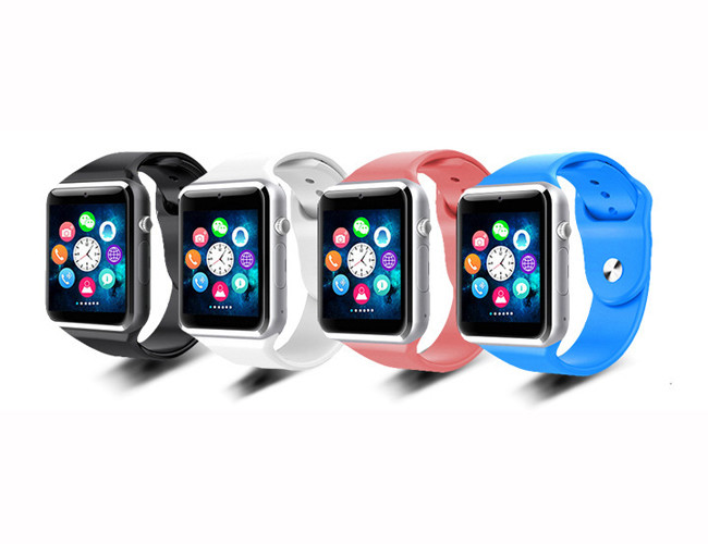 A1 Smart Phone Bluetooth Digital Smart Watch , IP67 Waterproof Touch Smart Mobile Watch
