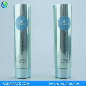 Wholesale 120ml cleanser laminated tube, 4oz high shiny aluminum tube from china suppliers