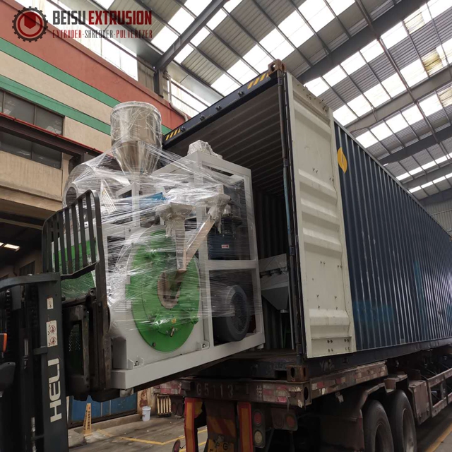 80 Mesh Disc Blade PVC Pulverizer Machine 500kg/H