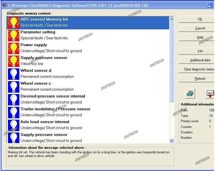Newest WABCO DIAGNOSTIC KIT (WDI) WABCO Trailer and Truck Diagnostic Interface for Trucks+Xplore tablet