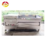Industrial Roller Brush Ginger Peanut Potato Tomato Onion Washer with 1.5kw