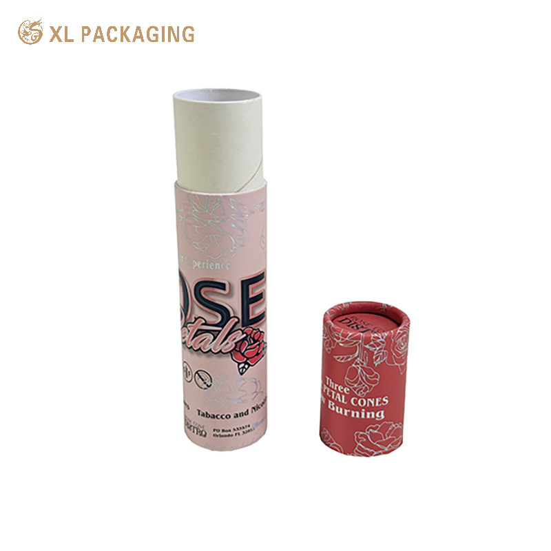 Cylindrical Skin Care Cosmetics Packaging Balm Lipstick Paper Tubes with Matt Lamination