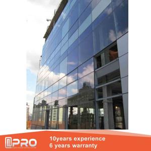 Wholesale Shopping Mall Curved Glass Curtain Wall , Stainless Steel Curtain Wall from china suppliers