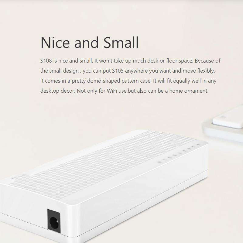 16 Ports Fast Ethernet RJ45 Switcher Full/Half Network Switch LAN Hub with Full-Duplex Communication