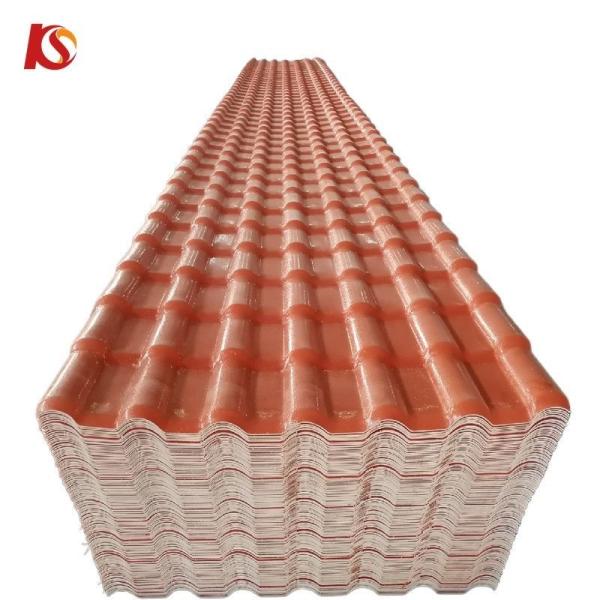 Synthetic Resin ASA Spanish Exterior Wall Tile Lamina De PVC Teja Roofing Sheet
