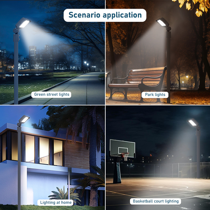 LED Outdoor Parking Lot Flood Lights 145lm/w Outdoor LED Floodlight Waterproof