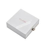 White Cardboard Perfume Box With Gold Foil Logo For Special Occasions