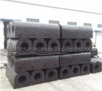 Black D Rubber Fenders Customized Size Marine Extruded Fenders